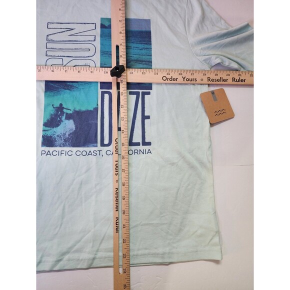 Bixby Nomad T-shirt Boys Lg 12-14 Blue Graphic Print Long Sleeve Pacific Coast - Picture 2 of 8